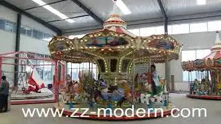 Classic amusement carousel horses on sale