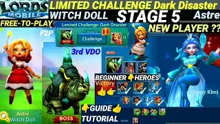 Lords Mobile Limited Challenge: Dark Disaster Stage 5 &ndash; F2P Beginner Heroes Only!