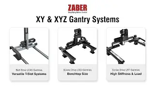 Plug-and-Play XY & XYZ Gantry Systems
