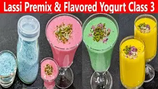 Lassi Premix & Flavored Yogurt Free Class 3 | Manisha Bharani Kitchen