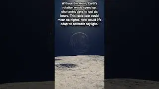 Earth Without the Moon: A 6-Hour Day and Endless Sunlight?