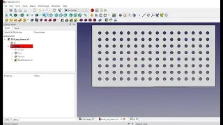 039   FreeCAD pegboard in part design