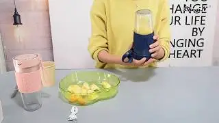 Electric USB Juicer for Portable Use Cup with USB Rechargeable Design Fruit Bottle Blender HB168