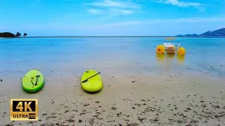 4K Chaweng beach Walking tour in Koh Samui 2021 - Empty Hotels on the Beach | Streets of Thailand