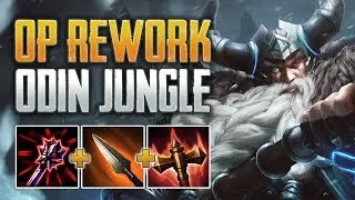 НОВЫЙ ОДИН ПРОТИВ 4 ПРОФИ! Геймплей Одина в джунглях (SMITE, 7-й сезон, PTS)