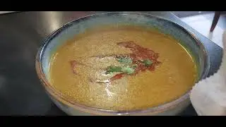 Garlic Naan, Lentil Soup & Ground Lamb