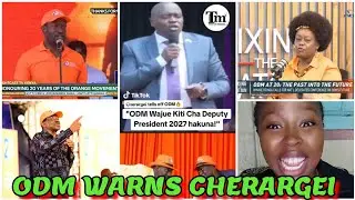ODM хлопает в ответ Черагею после широких разногласий в адрес ODM