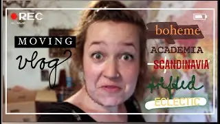 Moving Vlog & Room Tours // Scandinavian Boheme with Thrifted Academia vibes