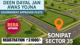 Site Visit Aaranya Greens Sector 35 Sonipat || Registration ₹31000/- Plot In Sonipat #plotsinsonipat