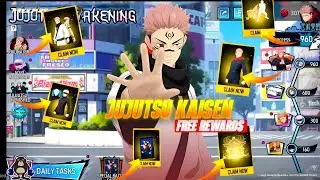 Jujutsu Kaien Event Free Rewards ✅| How To Complete Jujutsu Kaien Event Free Fire 💥| FF New Events