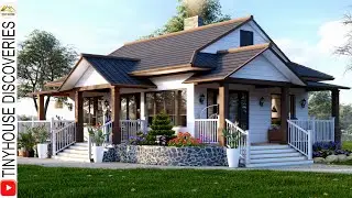 Charming Tiny House with Wraparound Porch | Cozy Country Living