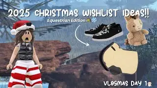 🐴❄️ИДЕИ ДЛЯ РОЖДЕСТВЕНСКОГО СПИСКА ЖЕЛАНИЙ 2025 ГОДА!! // *Vlogmas, день 1*❄️🐴