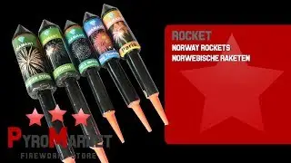 Norwegische Premium Raketen bis 200g NEM  / Norway Rockets @ PYROMARKET PL