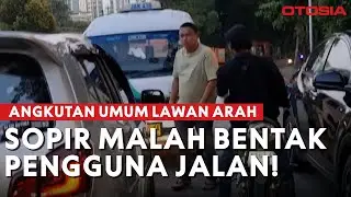 Teguran Pengendara Tak Digubris, Sopir Angkutan Umum Malah Bentak Pengguna Jalan!