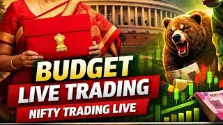 Budget 2026 Live Options Trading 📉🤯