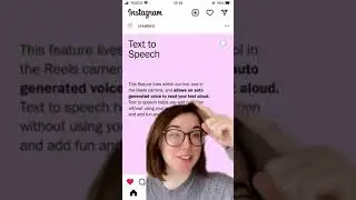 Text to Speech on Instagram | #Shorts