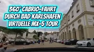 360&deg; Cabrio-Fahrt durch Bad Karlshafen | Virtuelle MX-5 Tour