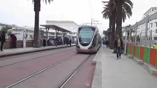 Station Tramway and TGV Morocco Rabat city