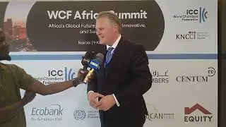 VINCENT THE VICE CHAIR OF WCF AFRICA SUMMIT MAKE POWERFUL SPEECH DURING SESSION
