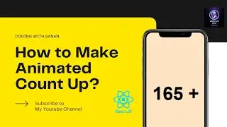 How to Make an Animated Count Up with React JS | React JS Tutorials