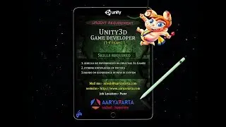 Unity Jobs | Unity3d Job | Unity gaming Jobs | Unity game developer | Unity Programmer | Unity Store