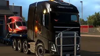 Euro Truck Simulator 2 | Heavy Cargo Helicopter Transport with Volvo FH16