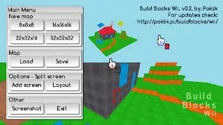 Build Blocks Wii (v 0.2) - 3D blocks sandbox game for Wii