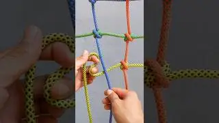 X Net Knot/ Back OF Cargo Net. #knots #shorts