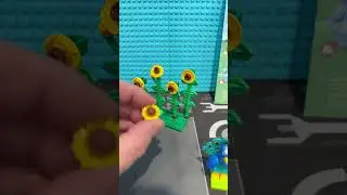 Новая деталь LEGO в виде подсолнуха из 28-й серии коллекции минифигурок. Пожалуйста, сделайте бол...