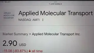 🔴 Applied Molecular Transport Inc. AMTI Stock Trading Facts 🔴
