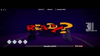 playing a lot of FNF Remix on Roblox