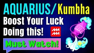 ♒️ Aquarius - Boost Your Luck Effortlessly with this! An Astrology Secret!