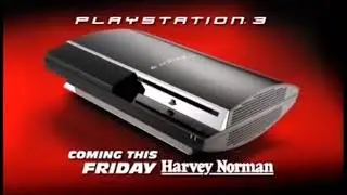 harvey norman - ps3 coming this friday ad (2007 australia)