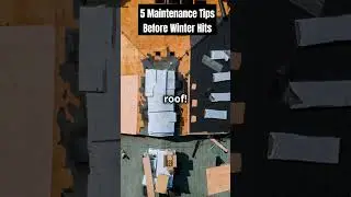 5 home maintenance tips before winter hits.  #homemaintenance #winter #winterprep #diy