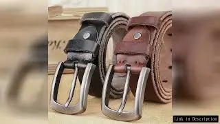 Natural cowhide belt for men's hard metal buckle soft original cowhide mens leather belt unique text