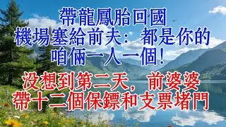 她帶龍鳳胎回國，機場塞給前夫：都是你的咱倆一人一個！沒想到第二天，前婆婆帶十二個保鏢和支票堵門#婆媳 #情感 #恋爱