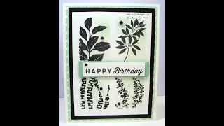 Botanical Layers Faux Postage Technique