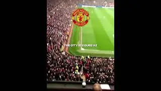 Manchester United fans chant about Manchester City #chants#football#fyp#foryou#ftbl#manu#mancity