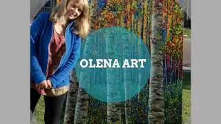 Olena Art Floral Paintings #MakingArtWork