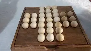 Juegos de Ingenio #3: Solitario Ingles de Madera.