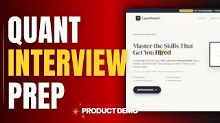 UpperBound &mdash; Quant Finance Interview Prep Platform (3-Min Demo)