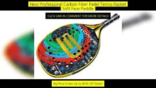 Gaivota Beach Tennis Racket Carbon 18K Strap Bag For Intermediate To Advanced