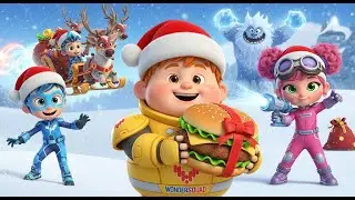 GIANT CHRISTMAS BURGER vs YETI! 🎄🍔 WonderSquad Season 2 FULL MOVIE (Snow Special)