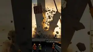 Bridge Collapse During Construction | Realistic Disaster Scene