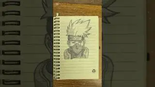 Kakashi Hatake Drawing 🔥#anime #drawing #kakashi