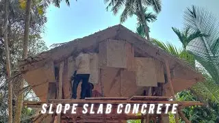 Slope slab ಕಾಂಕ್ರೀಟ್ ಹೇಗೆ ಹಾಕುತ್ತಾರೆ ನೋಡಿ 😮👍