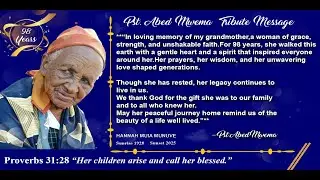 Burial Service of Pastor Abed&rsquo;s Grandmother (98 Years)