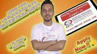 Becil recruitment 2021 | government jobs for advocates | legal jobs 2021
