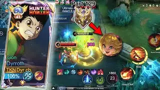 Part 129 | Dyrroth Vs Joy!! | Tutorial Global Dyrroth Build & Emblem Counter Joy!!