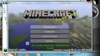 new minecraft 12w05b with toomanyitems